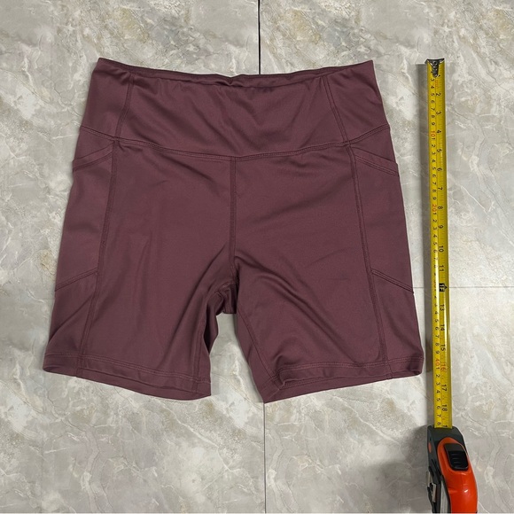 Avia Pants - Avia Purple Bike Shorts Comfortable Fit